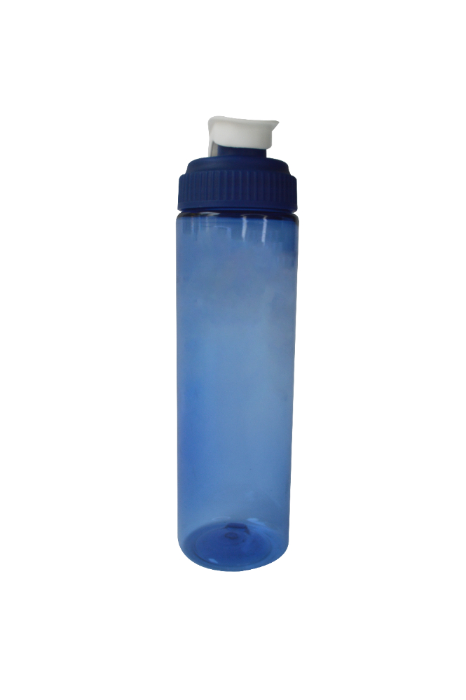 Vaso Braniff de 750 ml transparente azul